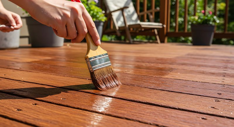 Cedar Deck Staining in Waco, TX